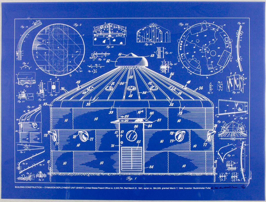 Building Construction - Dymaxion Deployment Unit, 1941/1944 by R. Buckminster Fuller